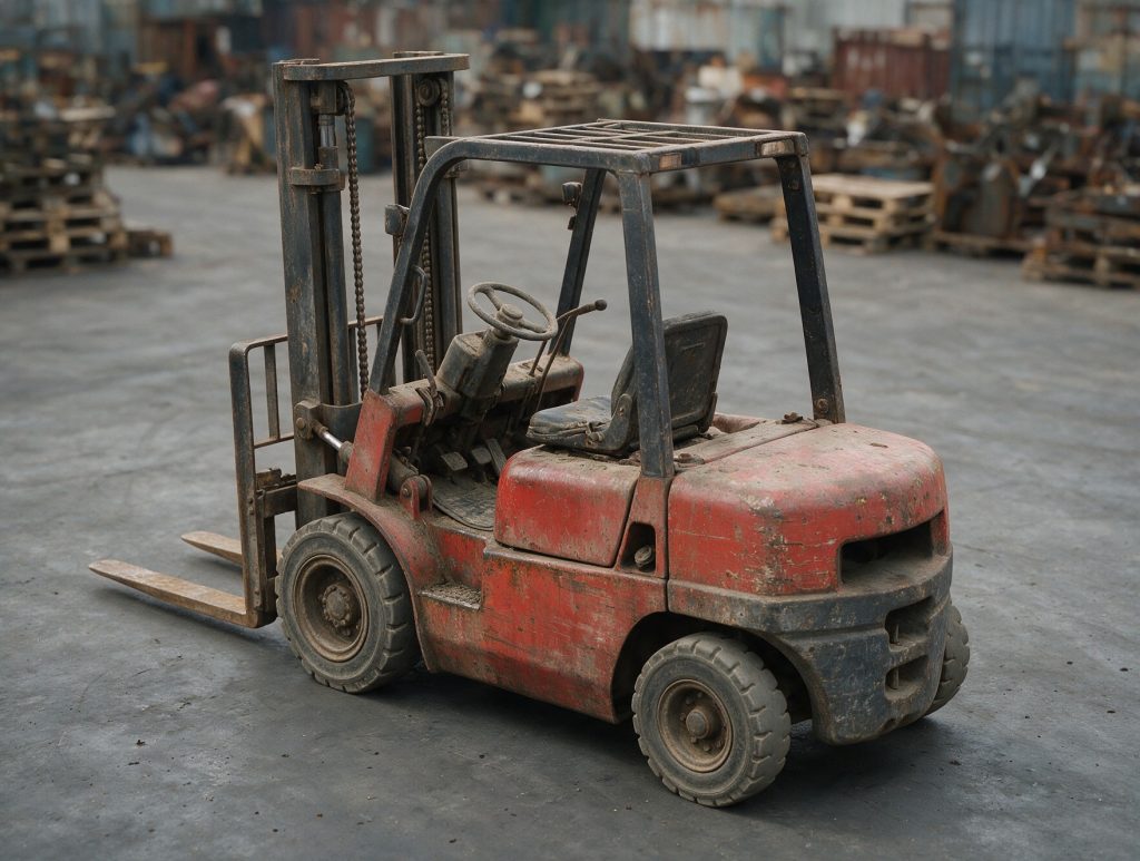 Oude heftrucks en industriële voertuigen opkopen